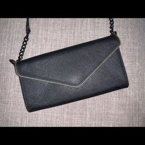 Rebecca Minkoff Black Crossbody Wallet Clutch